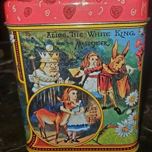 Vintage Alice in Wonderland Tin
